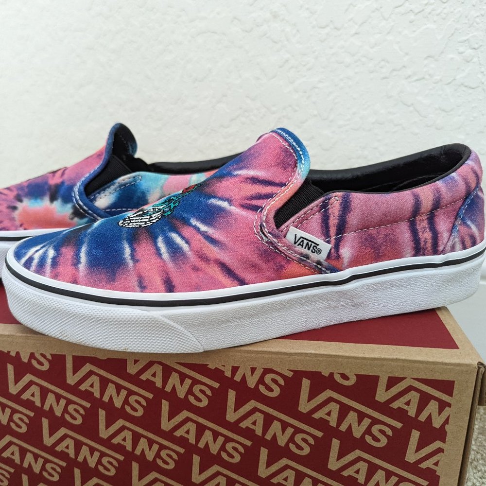 Vans Grateful Dead Classic Slip-On Tie Dye (Size 7.0 Women/5.5 Men)